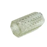 ACH Spike Vase, transparent glass, Ząbkowice, Poland, 1970s