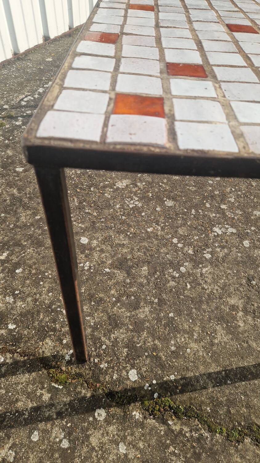 Mado Jolain, Ceramic tile coffee table 1960