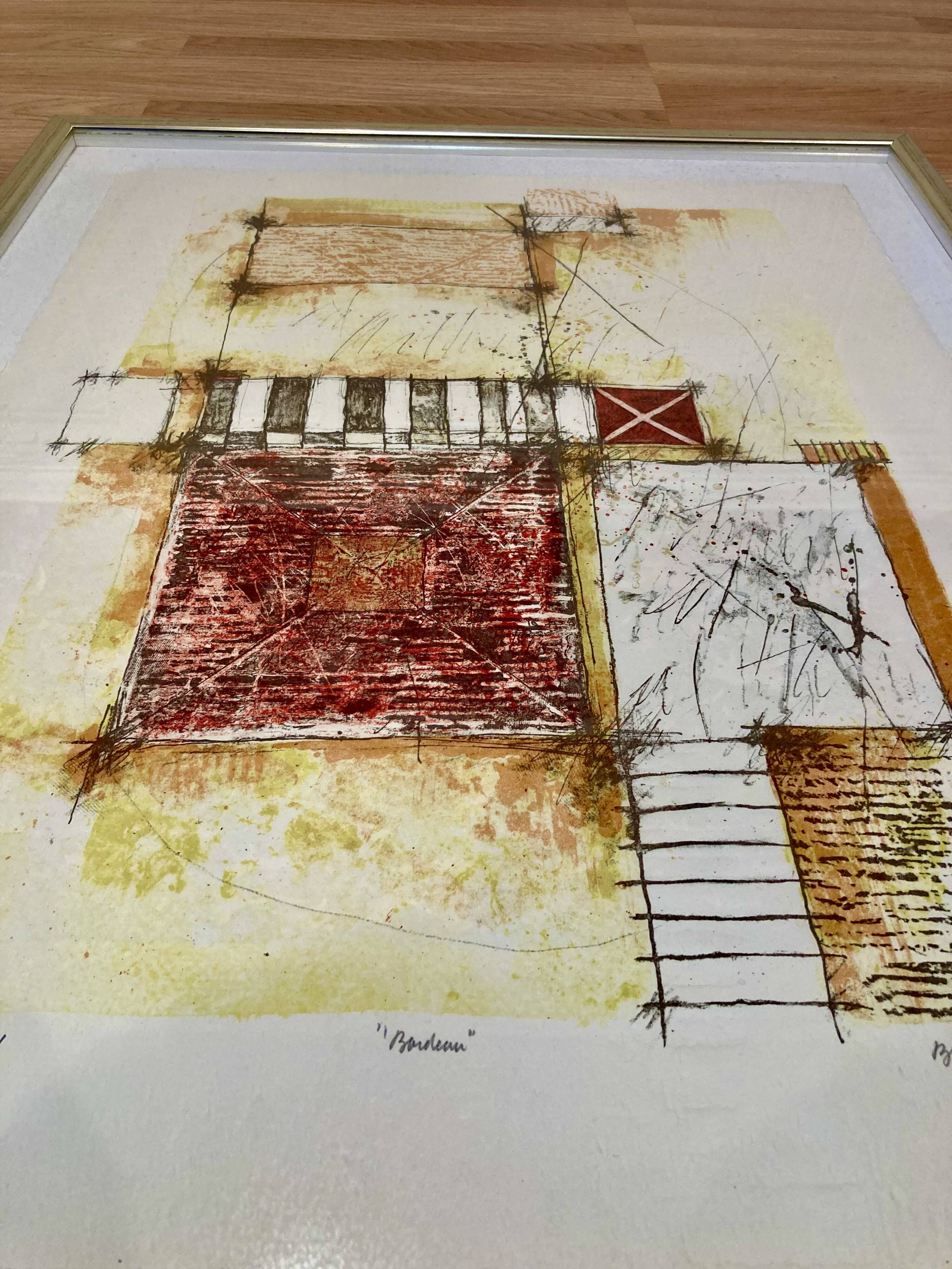 A pair of signed and numbered compositions "BERNARD REMUSAT".