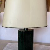 80s ceramic column table lamp