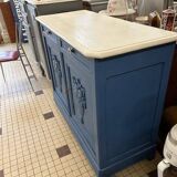 Refurbished blue buffet
