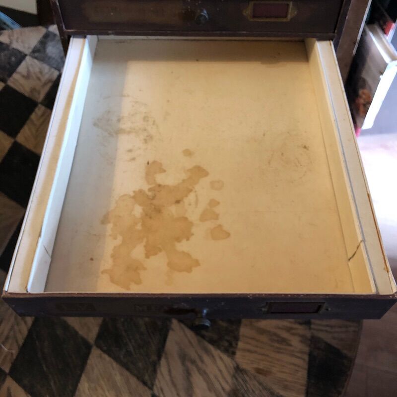 Haberdashery cabinet 8 drawers l.v. and m.f.a paris-lille