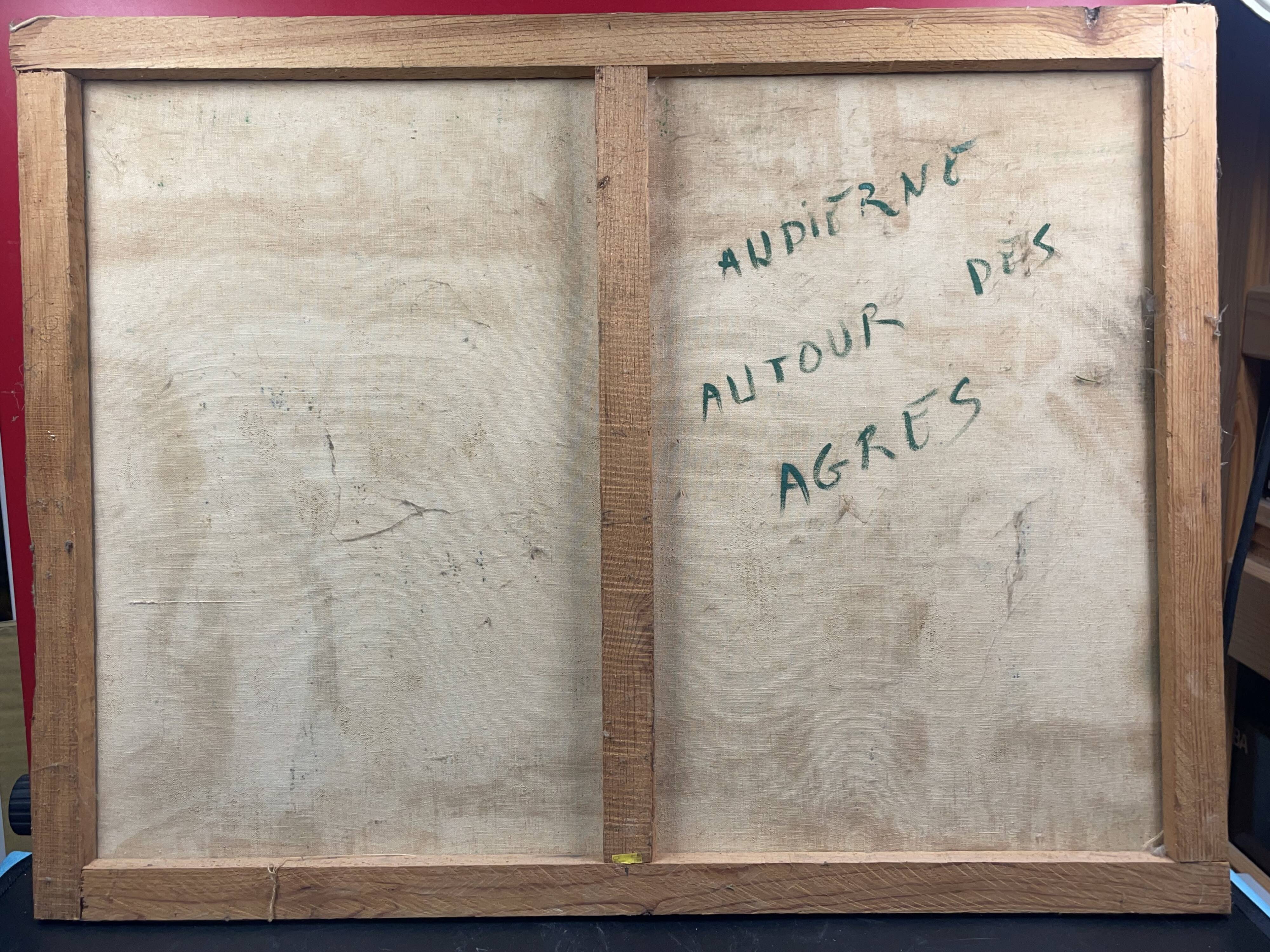 old marine, oil on canvas, M. Guillet! Audierne around the Agres