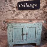 Craft furniture/Wooden kitchen island – France, 1930s