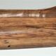 Sculptural cut solid walnut vintage monoxyl