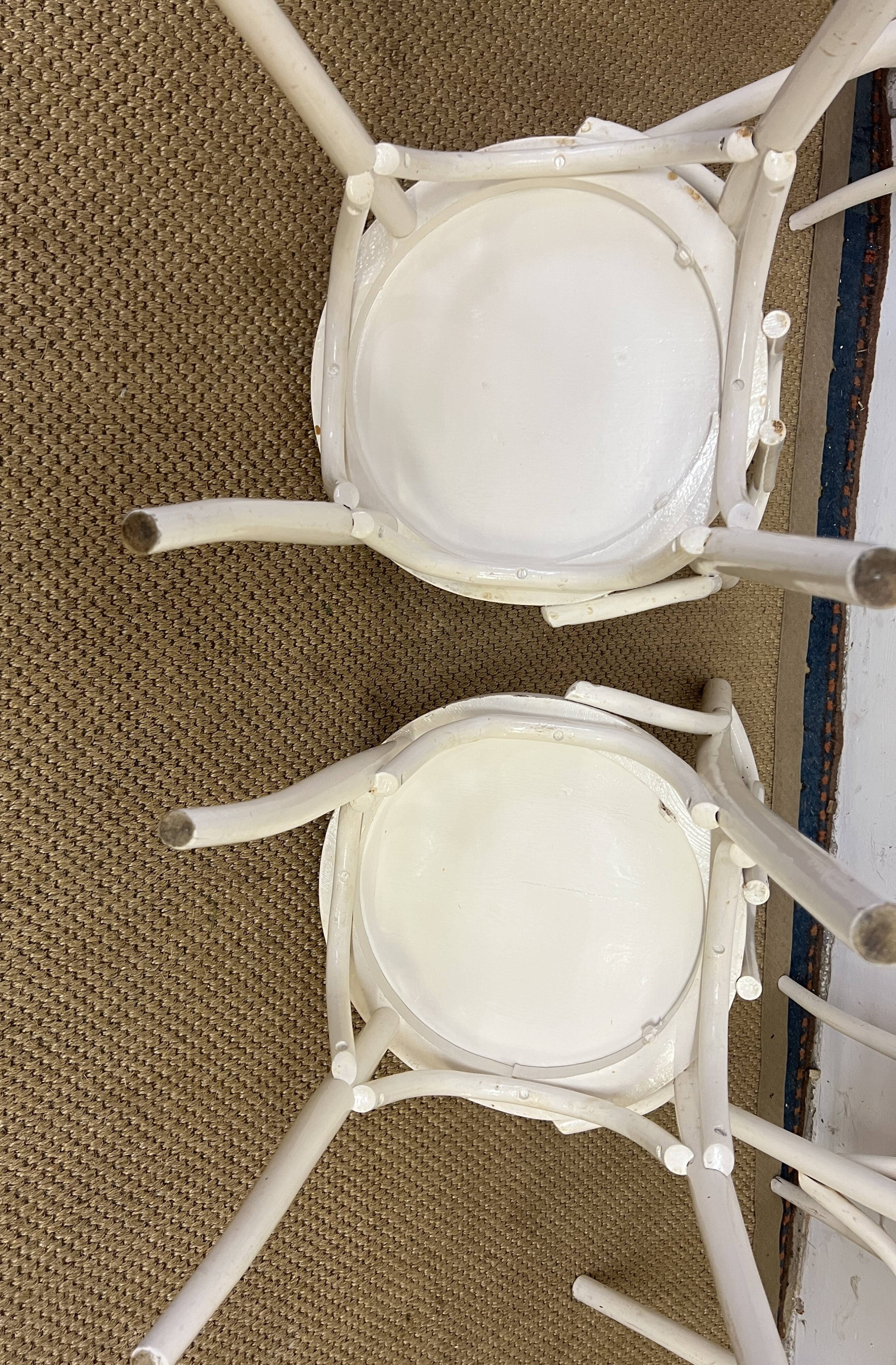 Set of 4 vintage bistro chairs