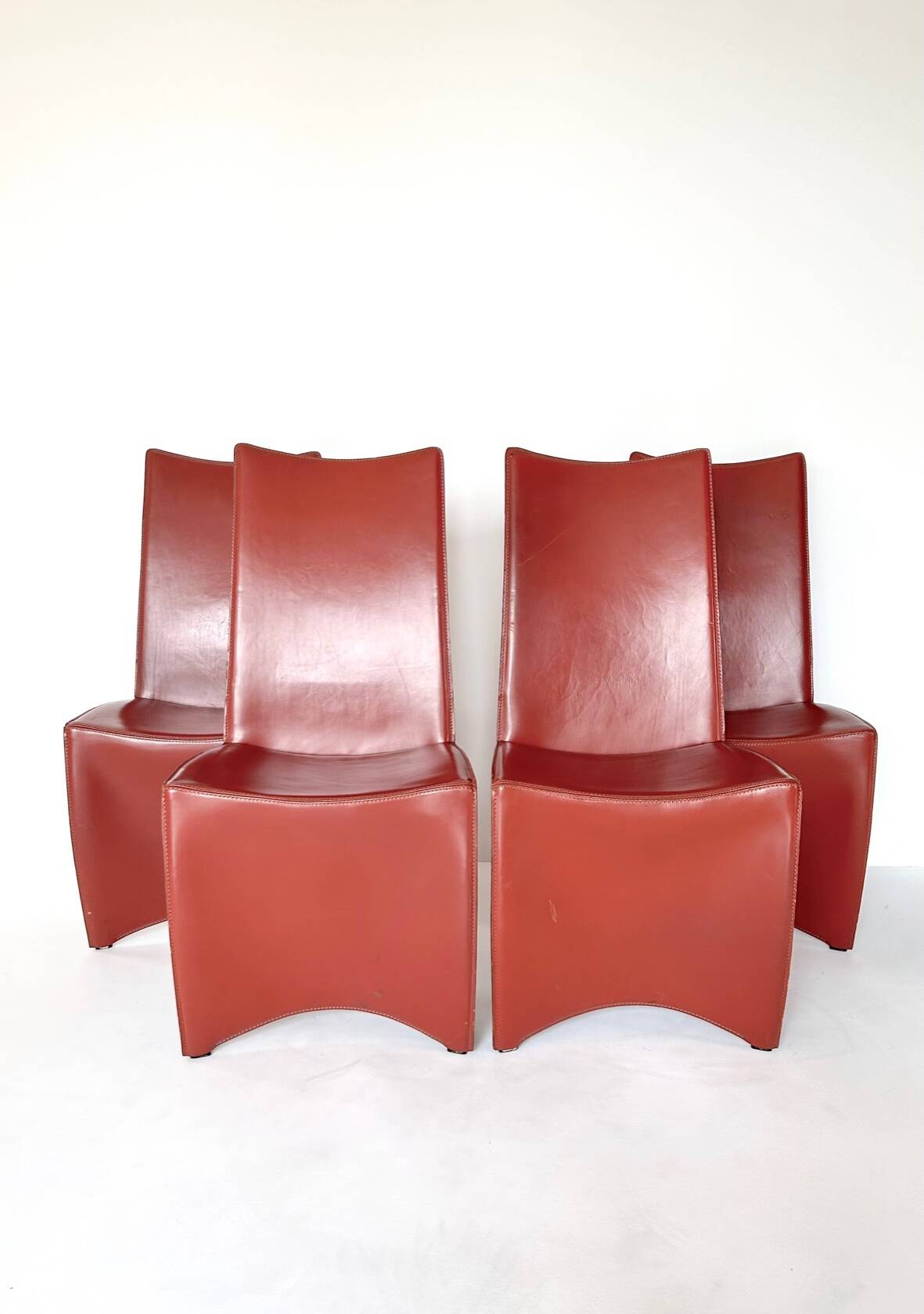 4 chaises "Ed Archer" , Philippe Starck, Driade, 1980's