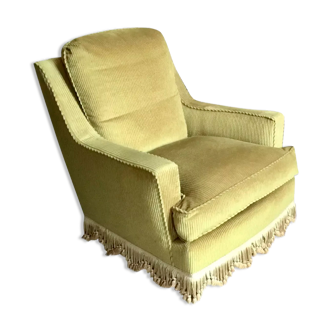 Toad armchair in corduroy bright