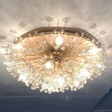 Austrian Flower Ceiling Lamp by Emil Stejnar for Rupert Nikoll, Vienna, Austria, 1950s