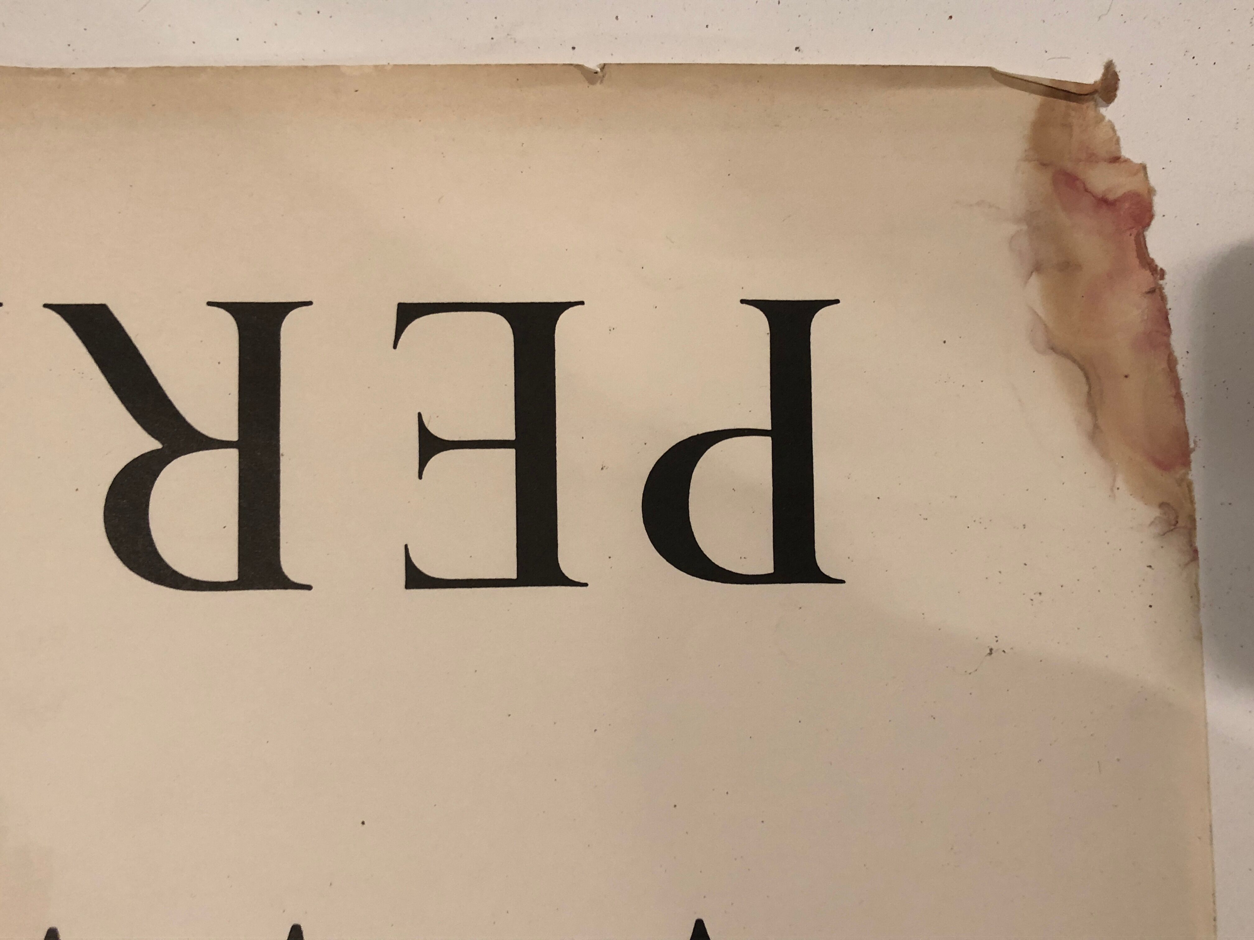 Typographic collection poster