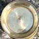 Brass Enamel Cloisonne cooler, French Floral Champagne Ice Bucket