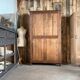 Antique oak display cabinet (renovated)