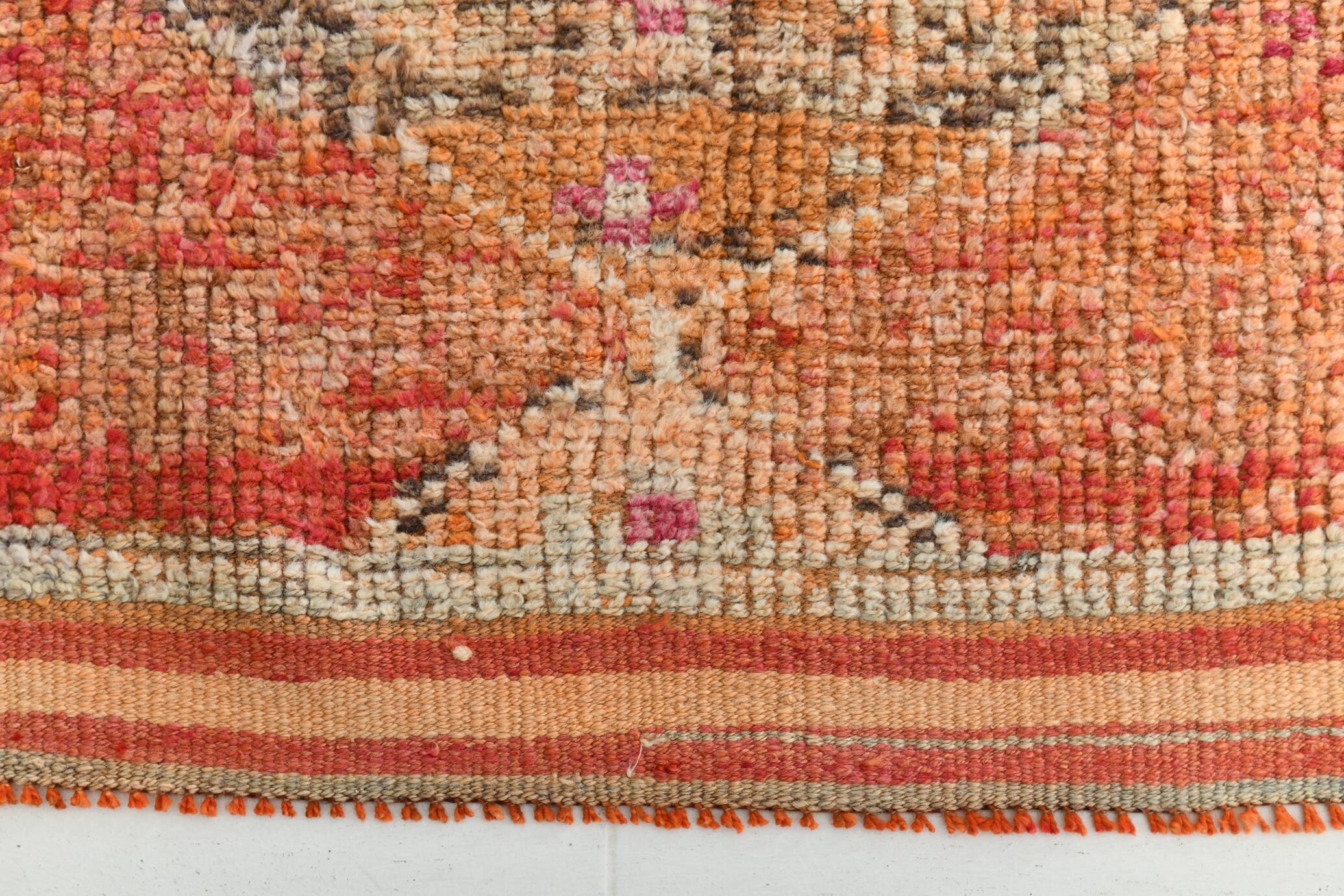Tapis de couloir vintage aux couleurs douces, 91 x 295 cm