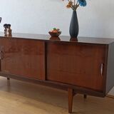 Modernist long sideboard of the 1970s