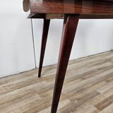 Table Mid Century en stratifié palissandre