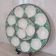 Ceramic scallop serving dish / Barbotine