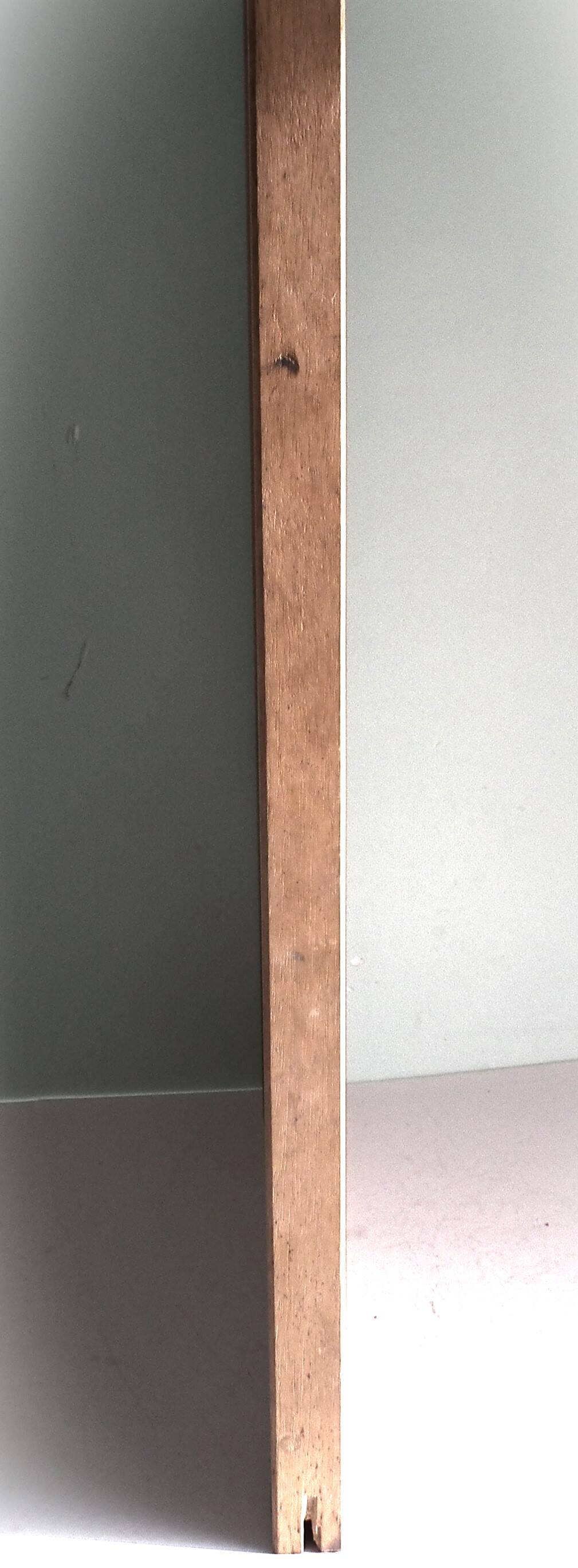 A set of six pine shutter panels