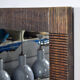 Oak brutalist mirror, 1970s