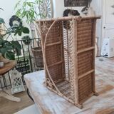 Rattan shelf