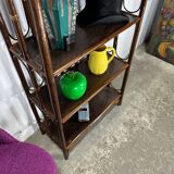 Rattan bookcase