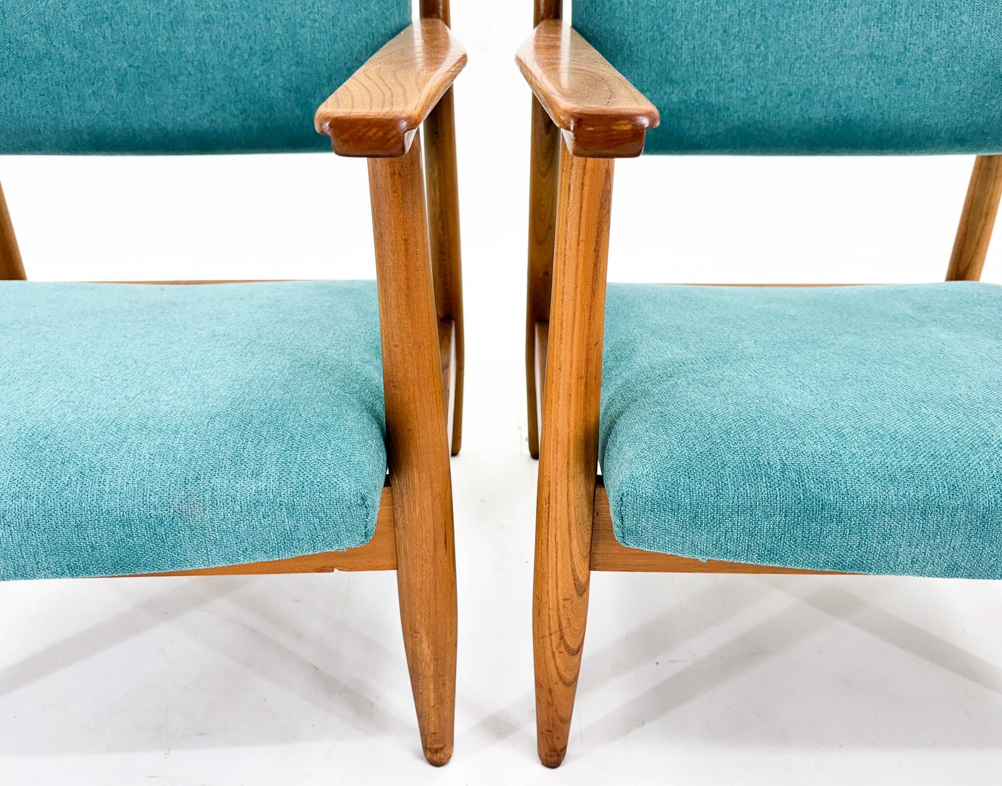 Paire de fauteuils vintage, Tchécoslovaquie, 1970