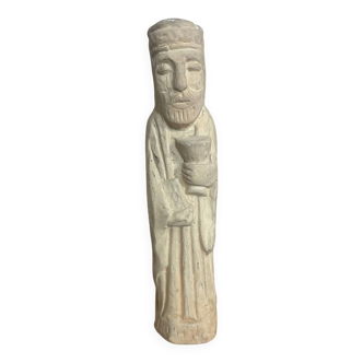 Statuette ancienne de roi mage style romain