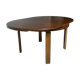 Brutalist extendable round table, 1960s