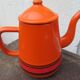 Vintage orange coffee maker