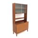 Scandinavian teak bookcase chest of drawers, Sweden, 1960