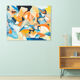 Cubistic painting, acrylic on hardboard, 95 x 75cm
