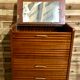 Varnished dressing table