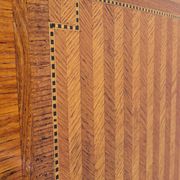 Commode sauteuse Louis XVI en marqueterie 19ème
