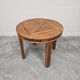 Art Deco Round Side Table in Walnut 1930s