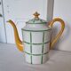 Art Deco coffee pot or teapot in Limoges porcelain, 1920