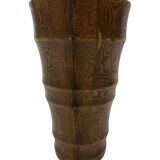 Vintage umbrella holder wooden basket storage 1960 minimalist design