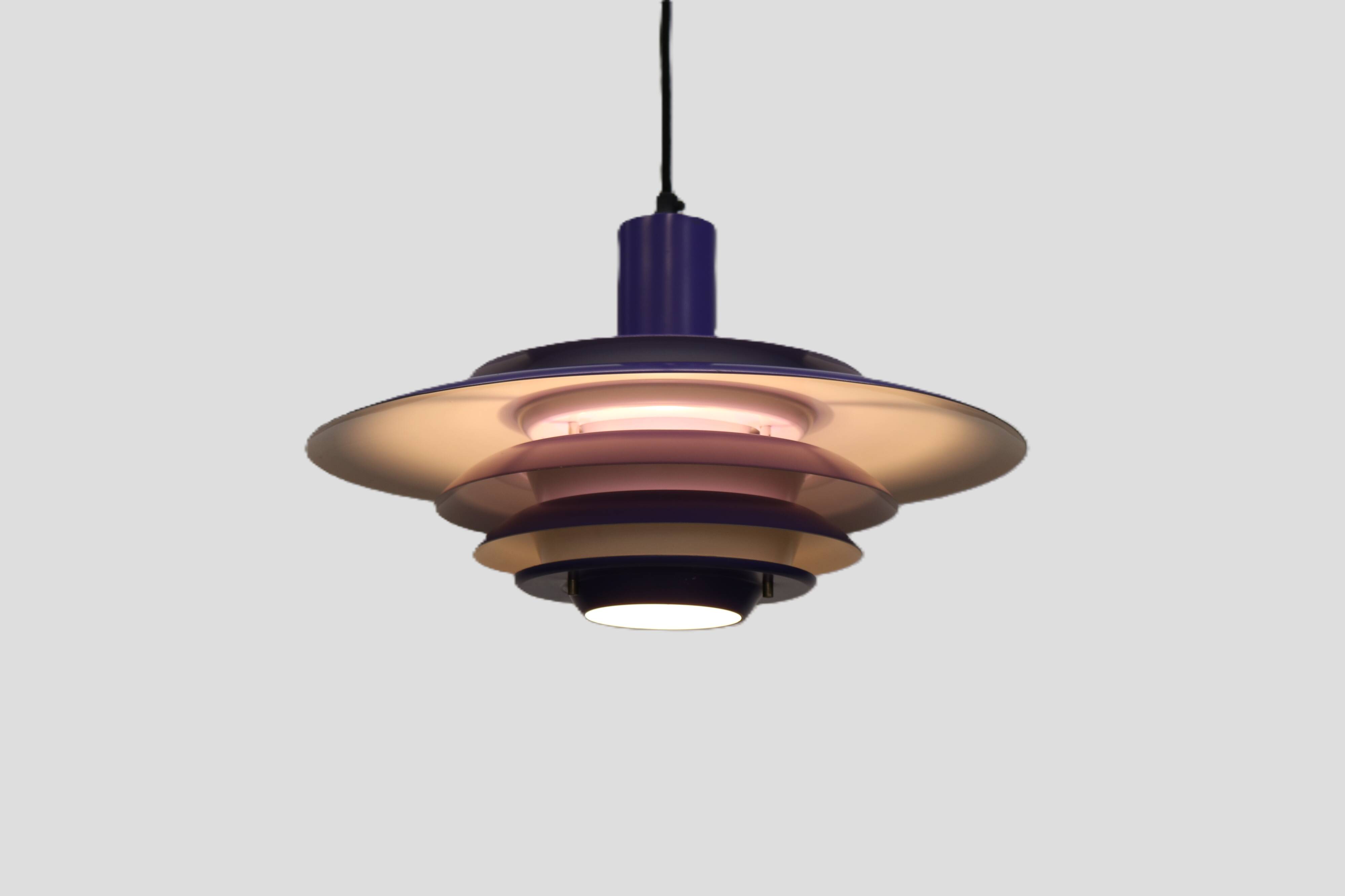 Old Swedish design lamp by Teknika - rare - Sweden 70s