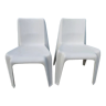 Paire de chaises design 60, Helmut Batzner