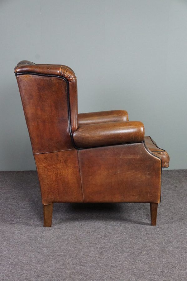 Sheepskin armchair