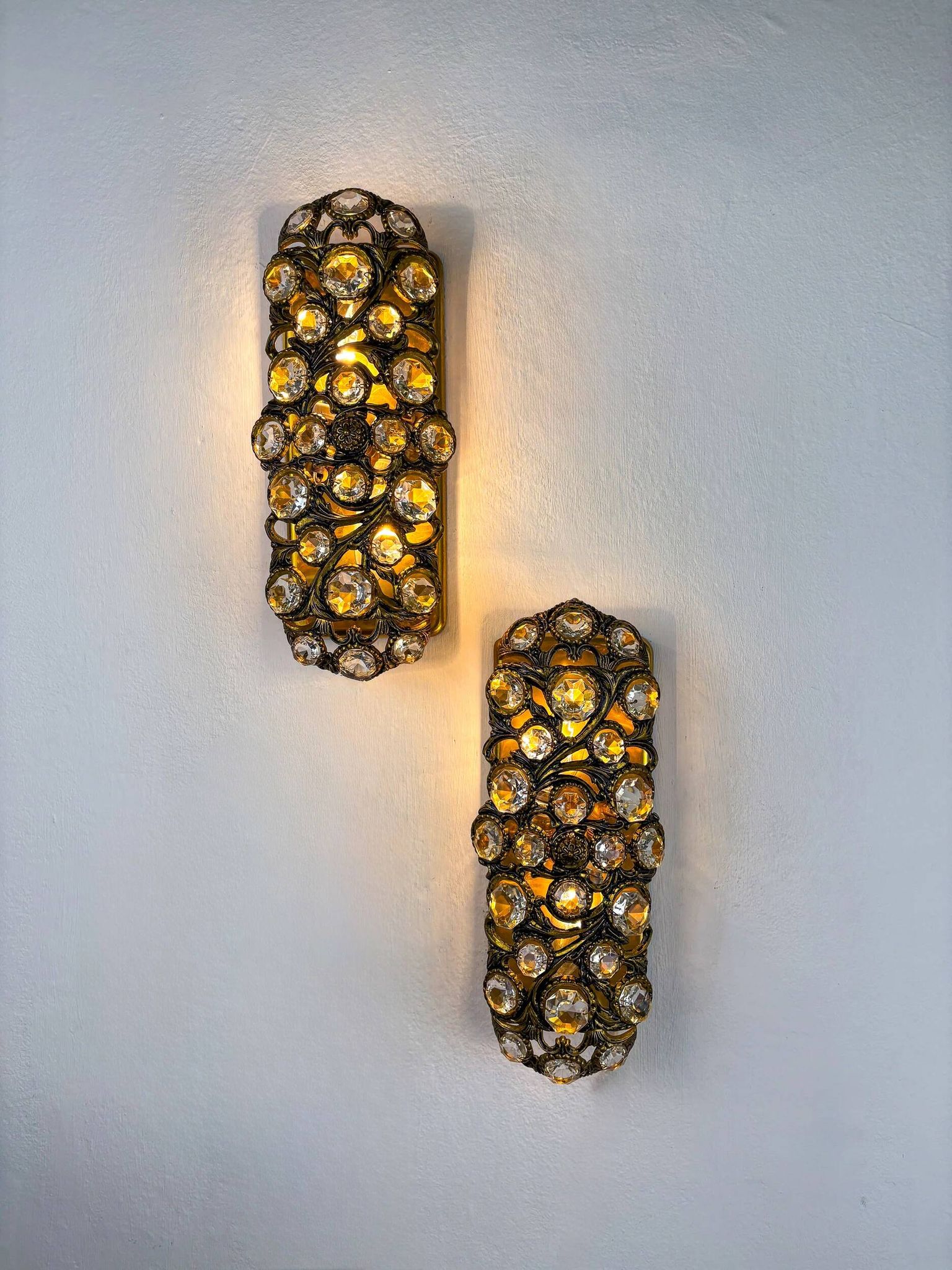 Pair of Palwa sconces by Ernest Palm, 1960s, Spain