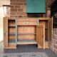 Art deco buffet in raw oak refurbished