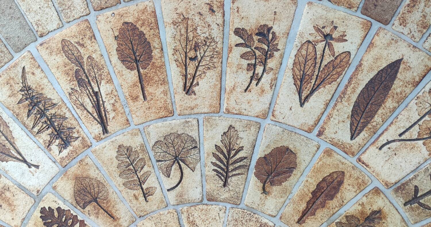 Roger Capron Vallauris ceramic coffee table herbarium decor