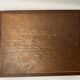 Old cigar box engraving L'Eté DECARIS rosewood early twentieth century