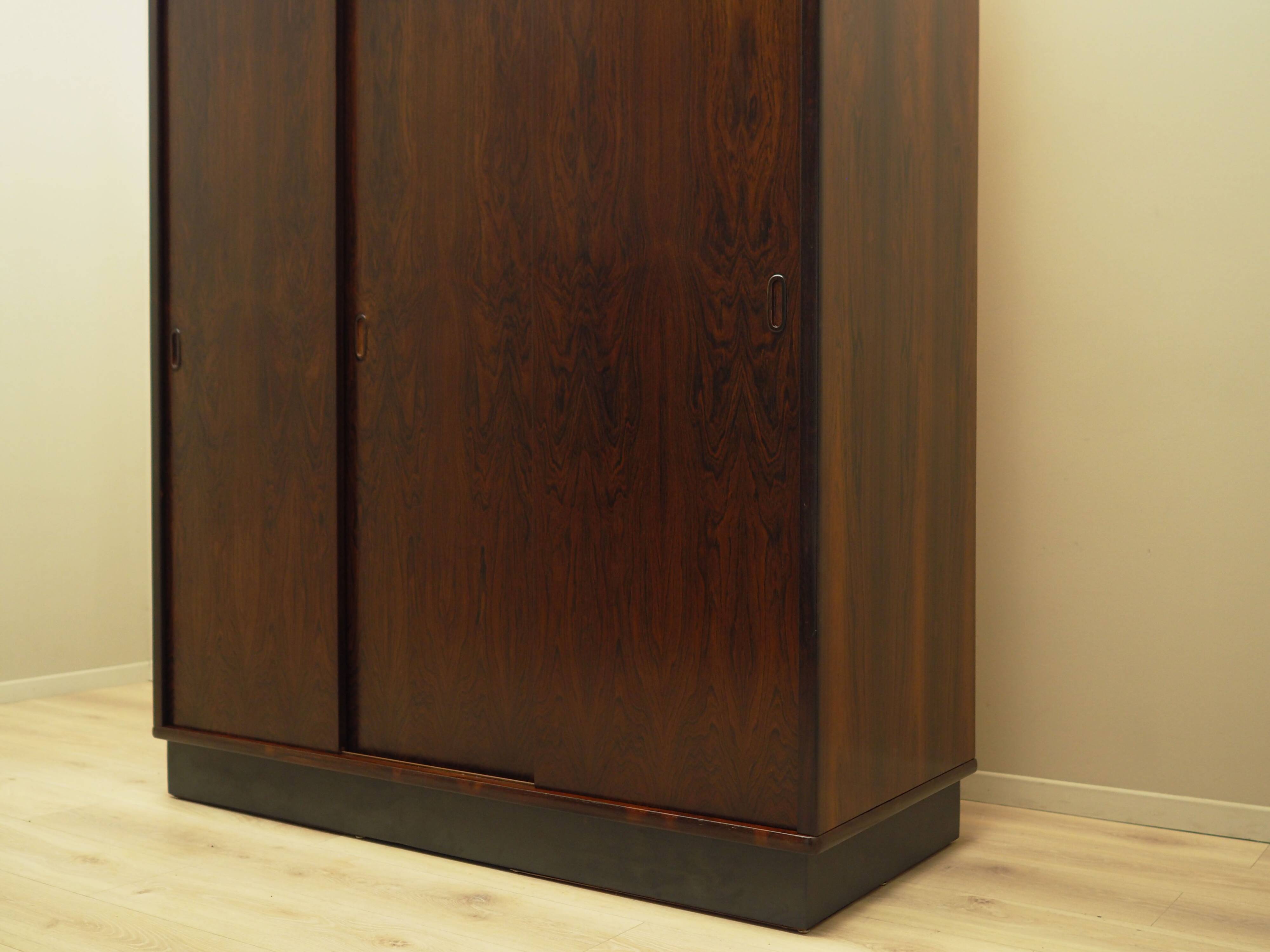 Rosewood wardrobe, Danish design, 1970s, production: Denmark