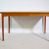 Mid-Century Teak Dining Table from Denmark, Extendable, 1960s