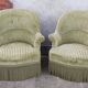 Paire de fauteuils crapauds