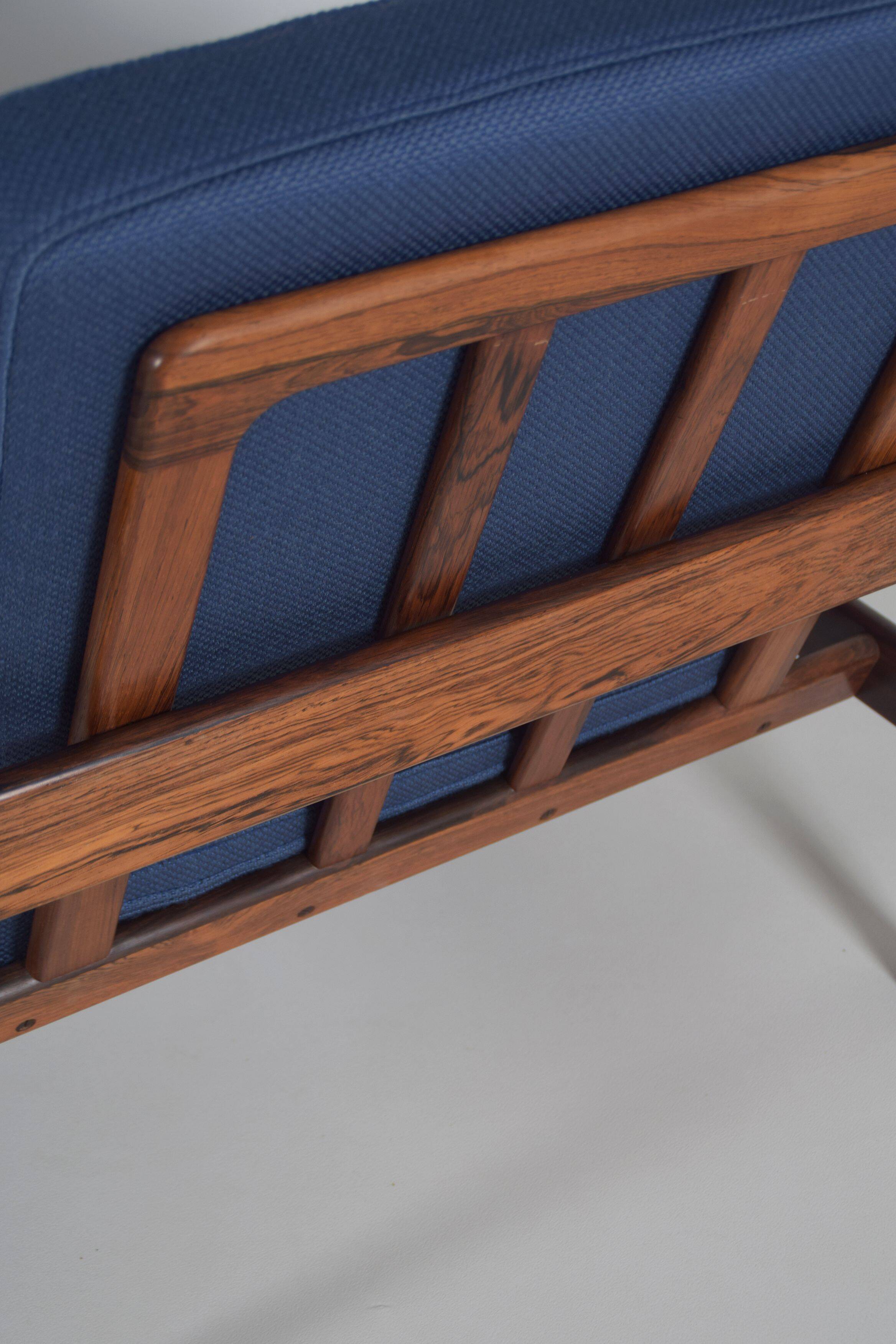 Ensemble rare de chaises Wiki danoises par Illum Wikkelso pour Koefoeds Mobelfabrik.