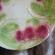 2 antique dessert plates in majolica