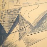 Aldo Mondino, Dance, colour lithograph on paper, 1970s