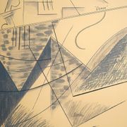 Aldo Mondino, Dance, colour lithograph on paper, 1970s