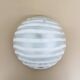 Peil & Putzler glass flush mount / wall lamp 'zebra', 1970s Germany